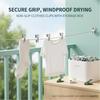 New 12/24/36-Piece Plastic Clothes Pins With Storage Basket Laundry Hanging Pegs For Socks Underwear Household Organization