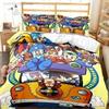 Игровой мультяшный комплект постельного белья Rockman Megaman с наволочкой, пододеяльником, мягкий, размер Queen/King, домашний, подарок для мальчиков