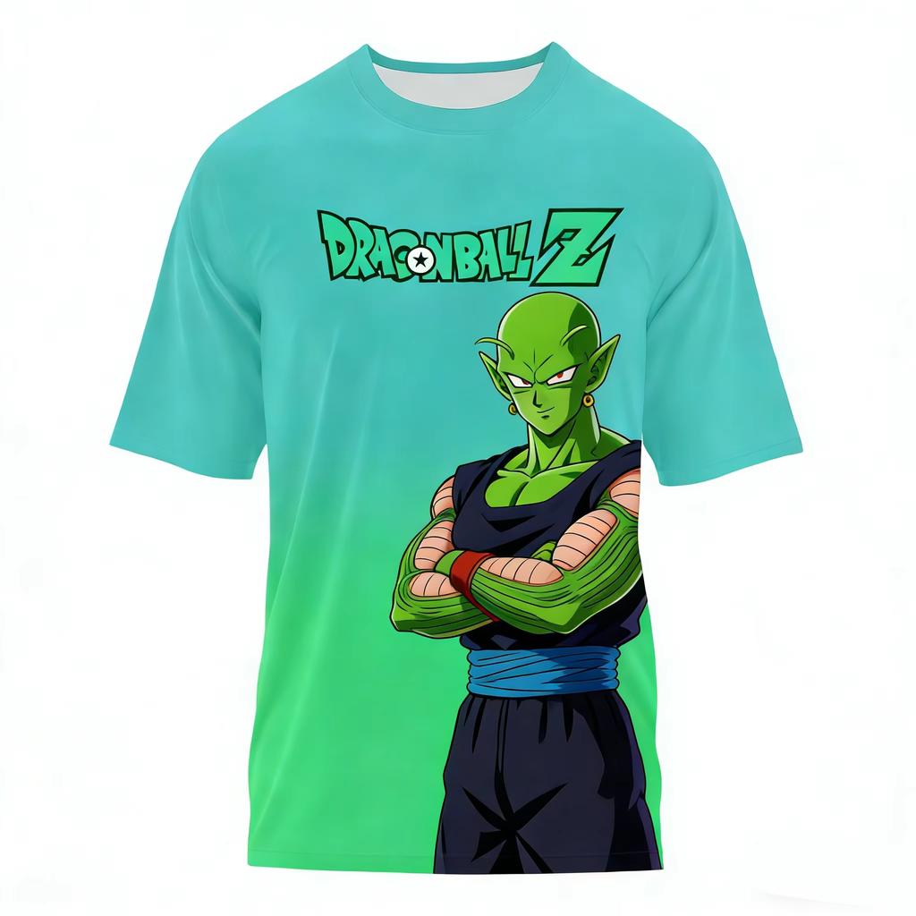 Летняя футболка Dragon Ball Детские Топы Футболка Аниме Фигурки Сон Гоку Супер Сайян Футболка Мальчики Футболки Детская Одежда Короткий Рукав