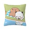 Bubu And Dudu Kawaill Couple Bears Pillowcases Merch Soft Cushion Cover Decoration Throw Pillow Case Cover Home Multi-Size