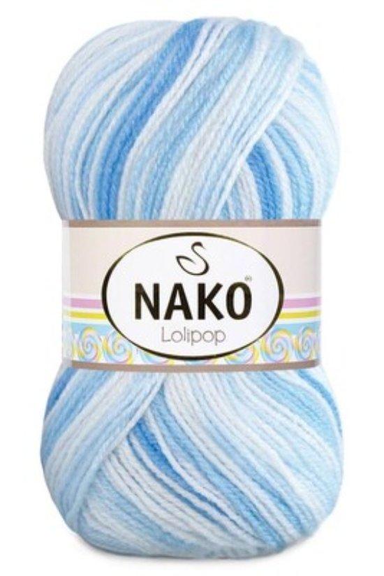 Пряжа для ручного вязания Nako Lolipop, 4 шара, 100 грамм, 230 метров, 28 цветов, премиум, акрил, мягкий, детский, свитер, кардиган, шарф, шапочка, одеяло, аксессуар-сделай сам