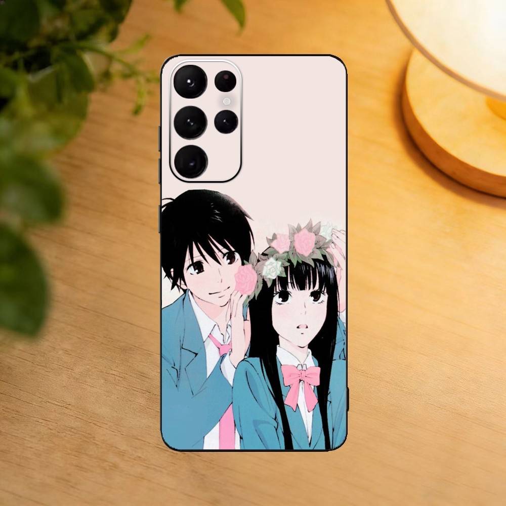 K-Kimi ni Todoke S-Sawako Чехол для телефона Samsung S25,24,23,22,30,21,10,9,Ultra,Plus,Lite Мягкий черный чехол