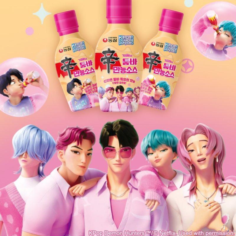 Nongshim Шин Рамён Соус Тумба K-Pop Охотники на Демонов Корейский Сливочно-Острый Соус для Пасты 285г