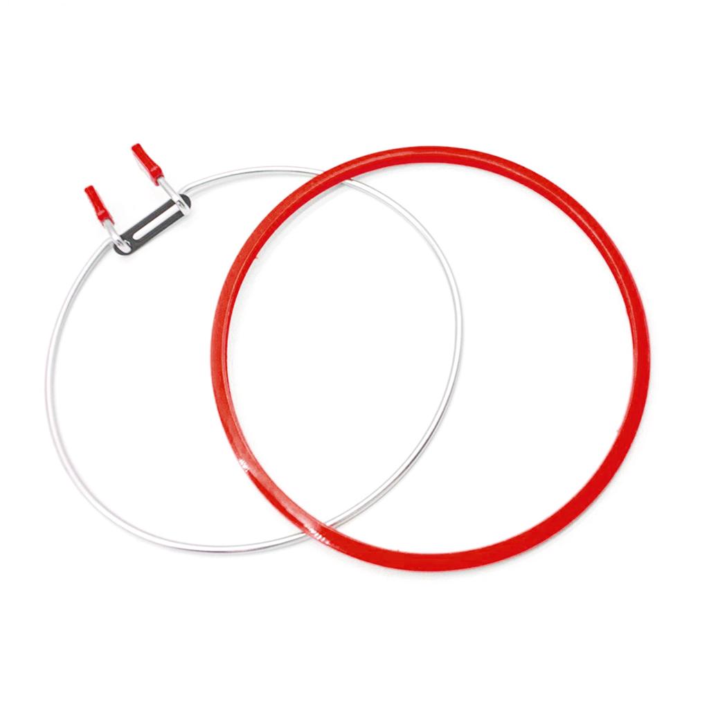 Регулируемые круглые пяльцы с пружинным зажимом для вышивки и шитья