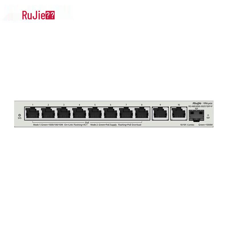 Интеллектуальный PoE-коммутатор для видеонаблюдения Ruijie