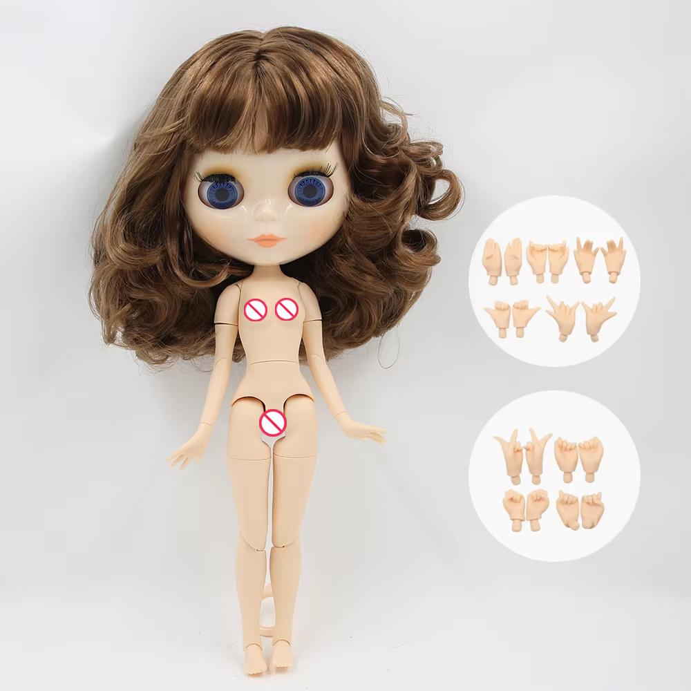 ICY DBS Кукла Блайз Шарнирное тело 30 см BJD Игрушка Белое глянцевое лицо и матовое лицо с дополнительными руками AB и панелью 1/6 DIY Модная кукла