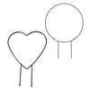 Plant Circle Trellis Climbing Plants Coated Wire Trellis Planter Insert Heart