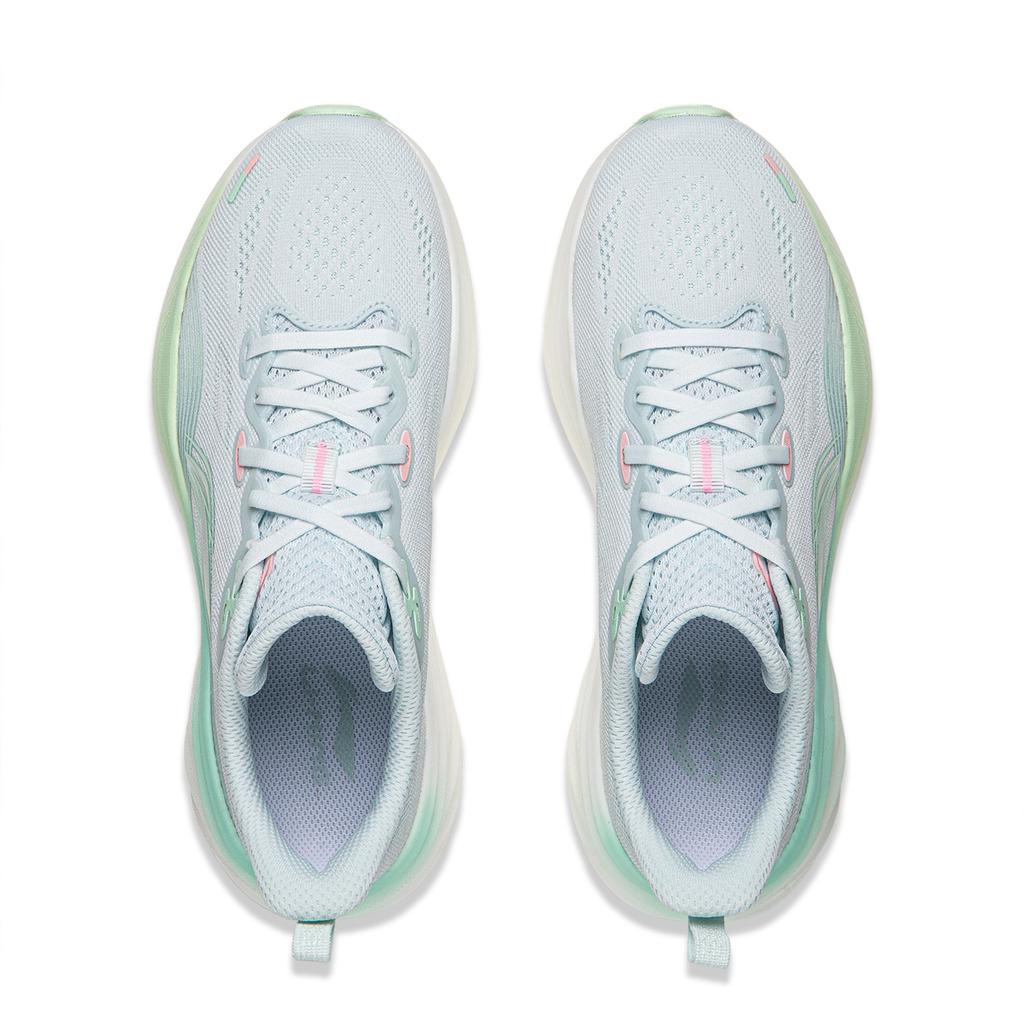 Li Ning Leisurely 2 Амортизирующие Нескользящие Износостойкие Дышащие Низкие Беговые Кроссовки Женские Сельский Синий ARSW040-3