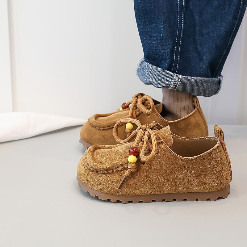 Kids Casual Shoes for Girls New Autumn Toddler School Uniform Loafer Soft Sole Breathable Versatile Kids Outdoor Play Shoes