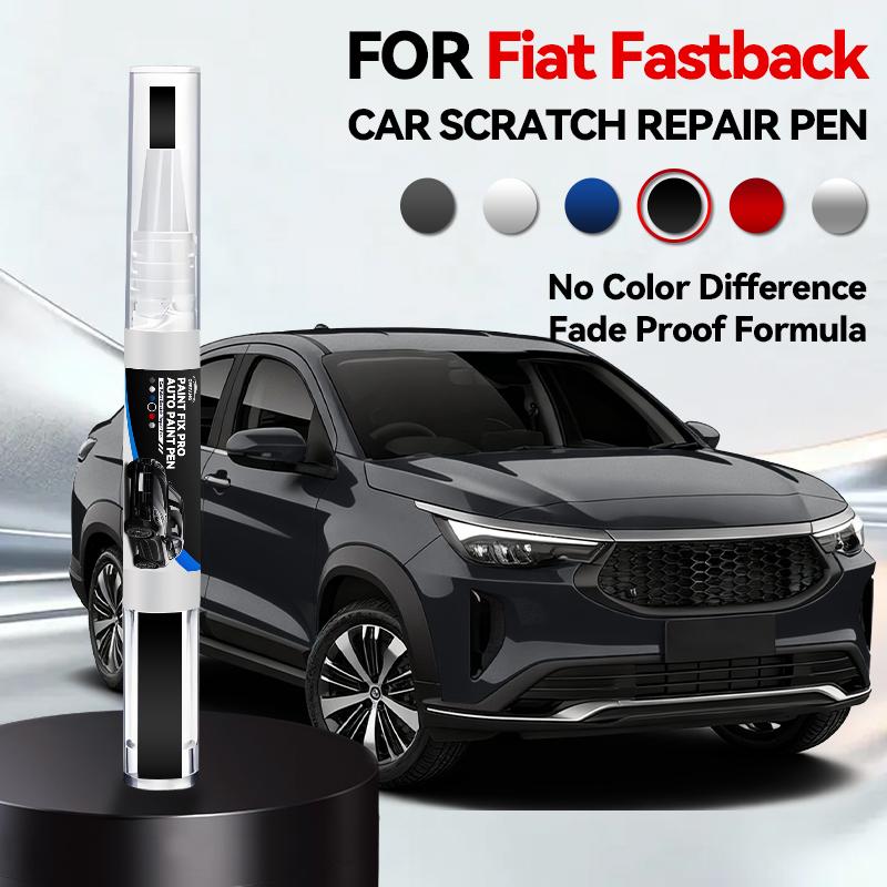 Car Paint Repair Pen For 2022-2025 FIAT Fastback Paint Scratch Repair Accessories White Blue Grey Amalfi Blue Volcano Black