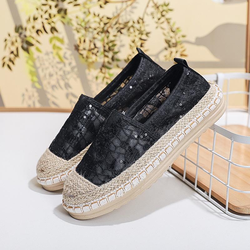 Women's Casual Shoes Mesh Breathable Comfortable Non Slip Flat Shoes Platform Outdoor Walking Shoes Zapatos Mujer