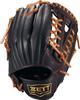 ZETT Ground Hero Youth Baseball Black X Oak Brown Size BJG762650 Glove, All-Around, Left-Handed Throw, (1936), L,