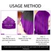 EELHOE Temporary Hair Wax 6 Color Colorful Hair Wax Clay Natural Color Non-toxic Harmless One-time Easy Dyeing