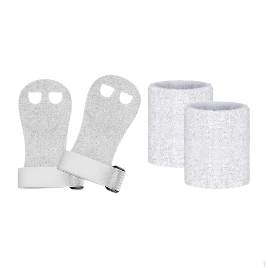 Детские гимнастические перчатки с захватами для рук с регулируемым запястьем