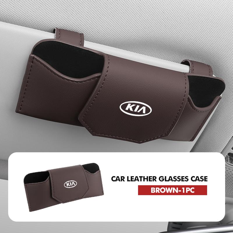 Car Glasses Clip Sun Visor Eyeglasses Magnetic Sunglasses Clip For KIA Rio K5 K2 Sportage Ceed Sorento Picanto Stinger Soul FZ3