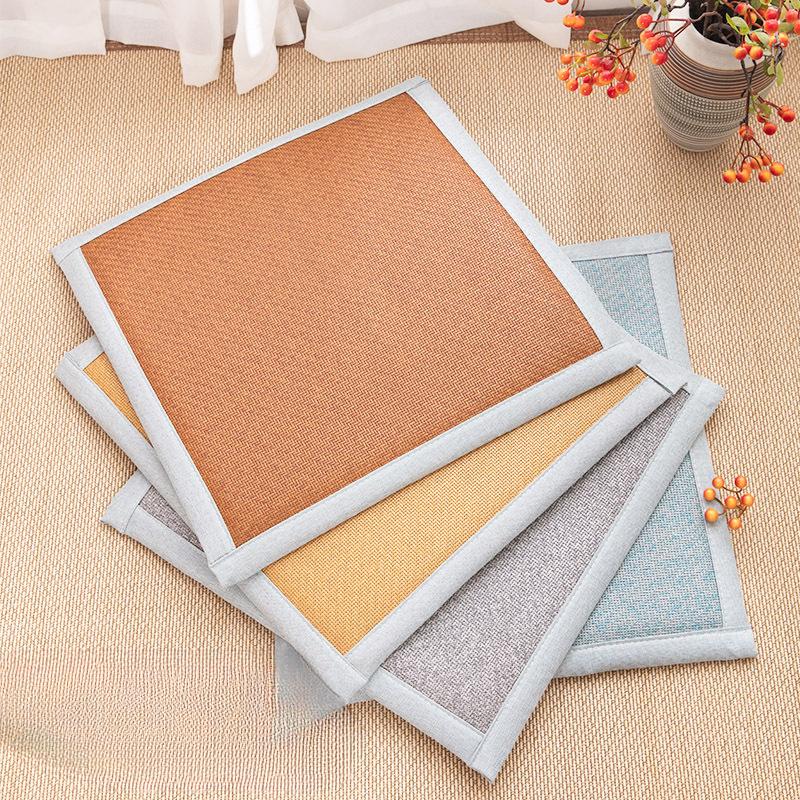 Подушка из ротангового коврика, летняя офисная долгосидящая летняя подушка для дома, нескользящая подушка для стула для гостиной, подушка