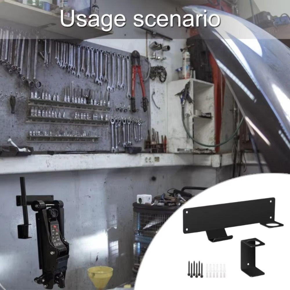 Wall-mounted Jack Hook Universal Wall Storage Rack Efficient Jack Stand Organizer Car Tool