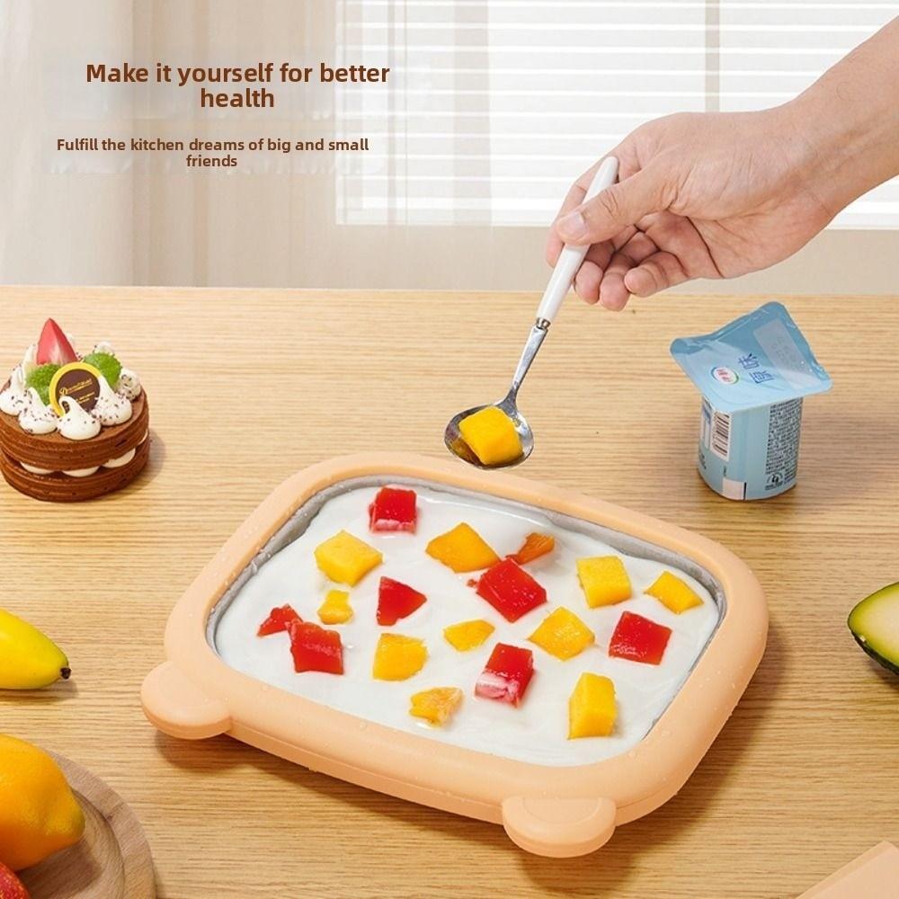 No Electricity Required At Home Rolled Ice Cream Kit Fried Ice Tray for Families and Parties
