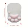 Cute Cat Claw Mouse Pad With Wrist Support - Soft, Precise Tracking & Clicking For Maximum Comfort!