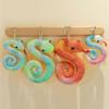 Fashionable Snake Hanging Ornament Charm Accessory with Vibranting Color and Gold Accent Sturdy PP Cotton Materials