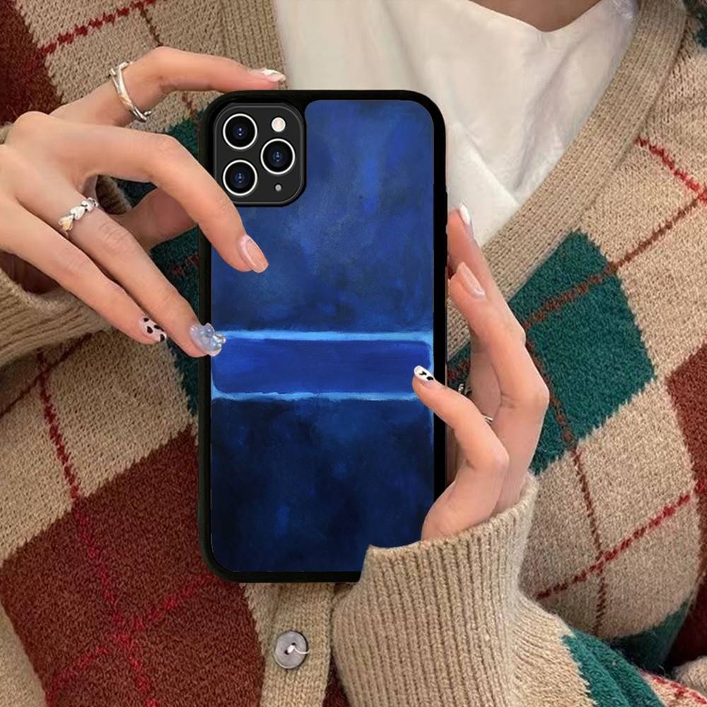 Абстрактное искусство Чехол для телефона M-Mark R-Rothko для iPhone 17 16 15 14 13 Plus 12 11 Pro Max Задняя крышка из ПК+ТПУ