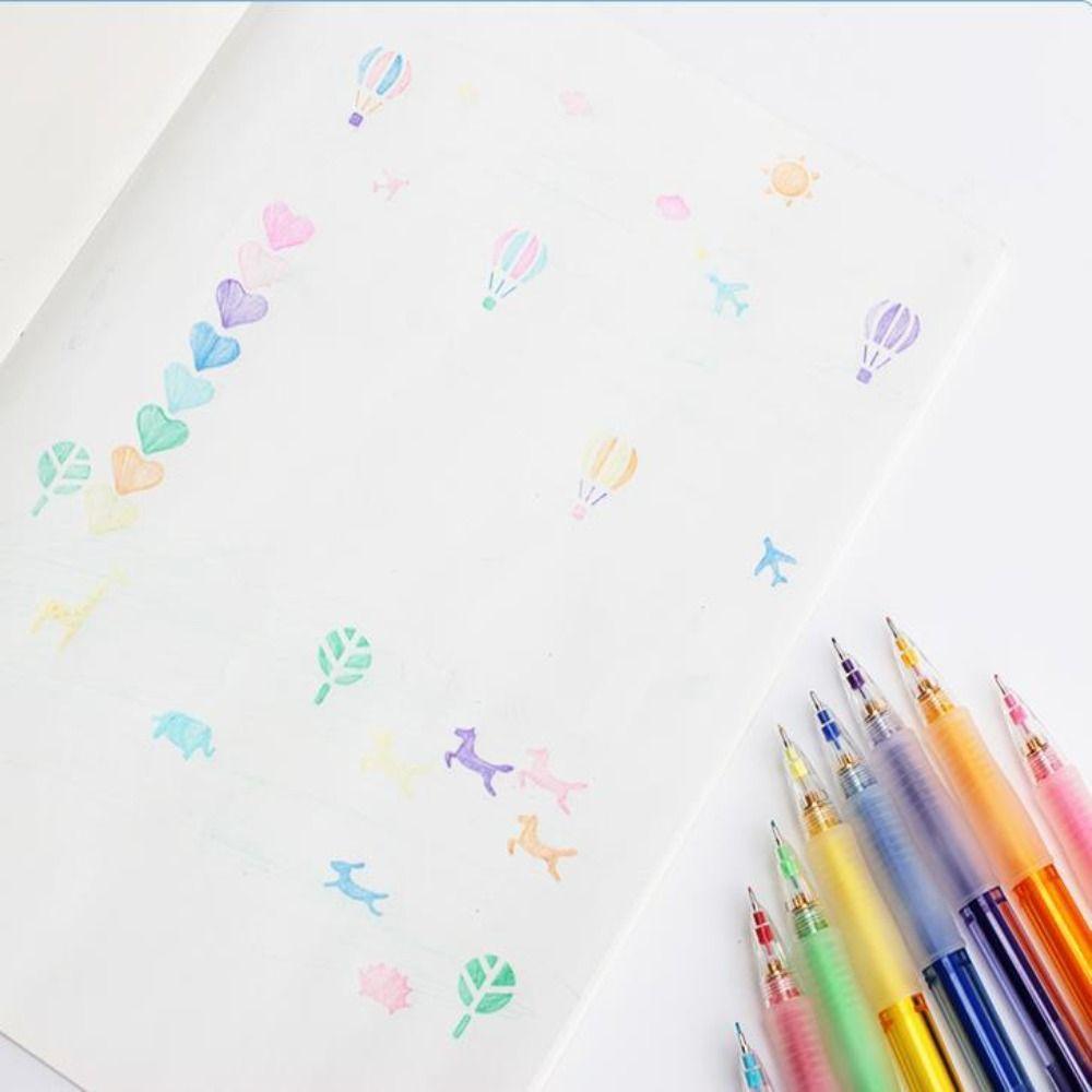 Supplies Students Multi-color 0.7mm 2B Automatic Pencil Refill Mechanical Pencil Lead Graphite