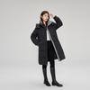 Korean Style Warm Winter Jacket with Hooded Long Length and Oversized Pockets