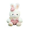 Новая милая плюшевая кукла-кролик, игрушка, куклы для девочек, чтобы сопровождать их, 8 дюймов, чтобы схватить куклу, подарок на день рождения