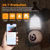 5MP 5G Bulb Camera Wifi 1/4PCS Surveillance Cameras CCTV PTZ Smart Security Tracking Two-way Audio Night Vision 10X Digital Zoom