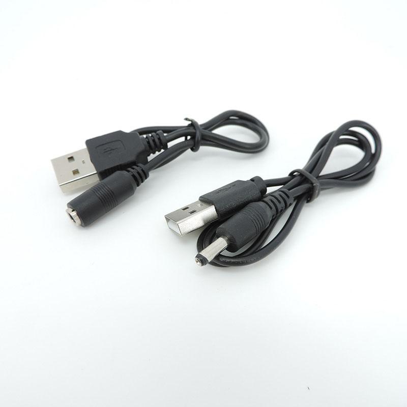 Разъем питания постоянного тока 3,5 мм x 1,35 мм с разъемом USB 2.0 «папа-папа» с разъемом «мама» Удлинительный кабель для зарядки Шнур питания