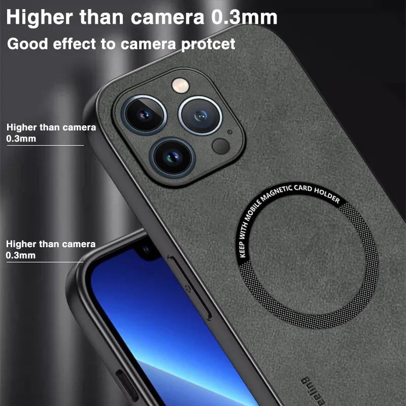 Роскошный магнитный чехол из искусственной кожи для iphone 15 Pro Max для iPhone 15 14 13 12 11 Pro Max, мягкий защитный чехол для 14 15 Plus