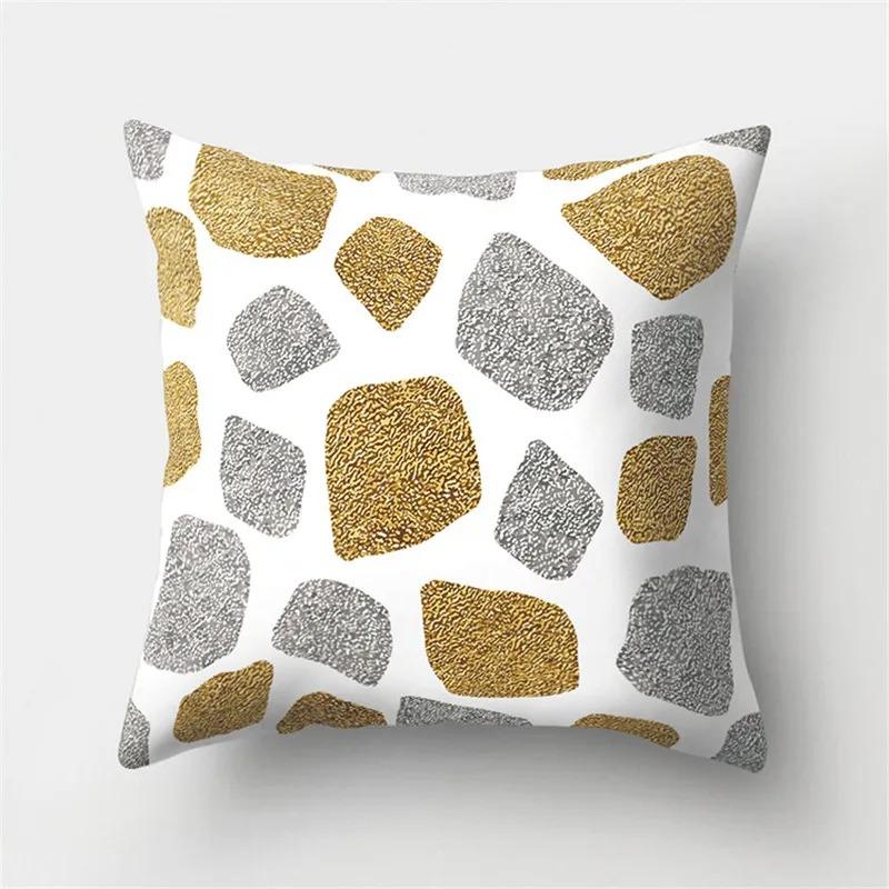 Simple Striped Pattern Pillowcase Office Living Room Car Ornaments Home Pillowcase