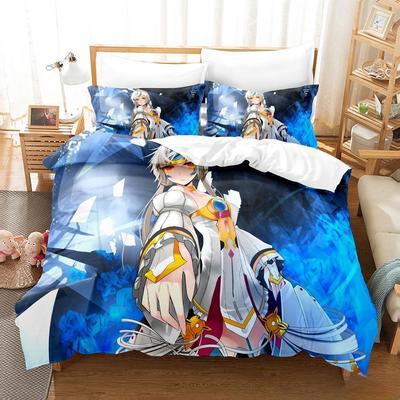3D Печать Аниме Игра Elsword Постельный Комплект Односпальный Двуспальный Полуторный Квинсайз Кингсайз Комплект для Кровати Взрослый Детский Спальня Аниме Постель
