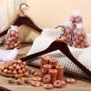 1 Set Cedar Block Ball Wavy Hook Natural Aromatic Closets Drawer Clothes Storage Ceder Wood Chip Bags Scented Sachet Home Supplies