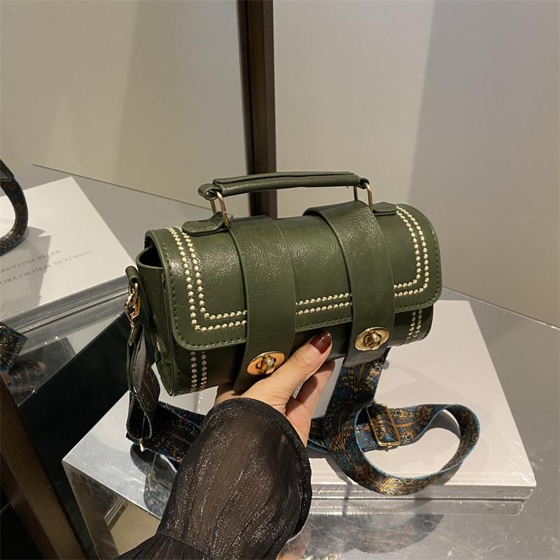 Маленькая прямоугольная сумка из полиуретана для женщин с застежкой-замком и карманом для смартфона для повседневного использования