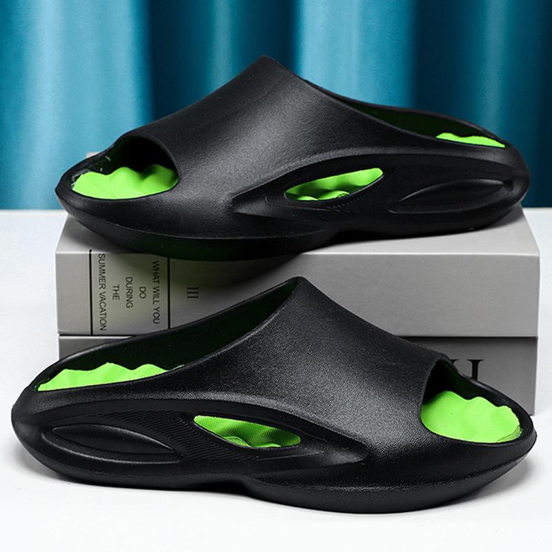 Мужские сандалии 36-45, высококачественные резиновые и пластиковые сандалии в стиле EVA, летние женские пляжные сандалии для дома и улицы