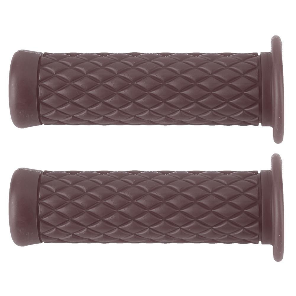 2 шт 22 мм TPU мотоциклетный руль ручки аксессуары(коричневый)