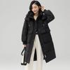 Women's Mid-Length Hooded Thick Winter Down Jacket