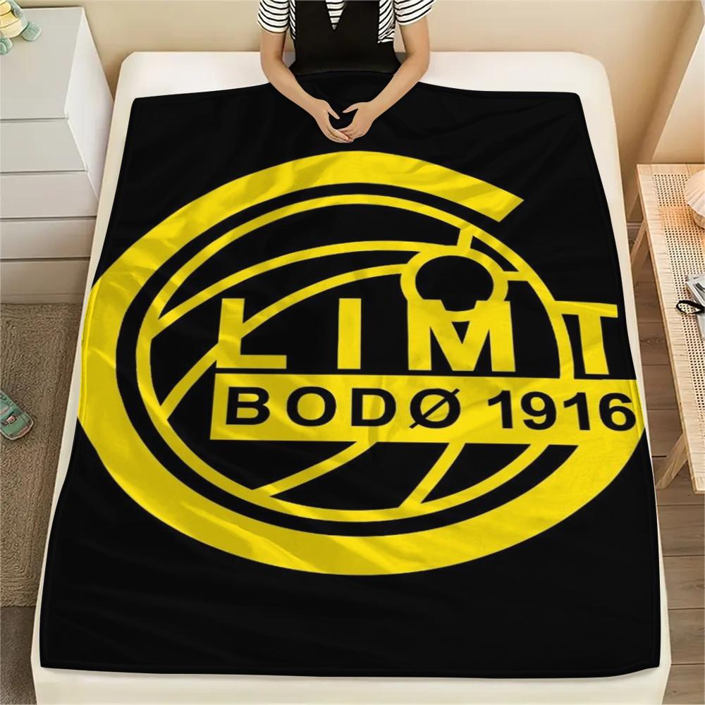 1PC FK BodøGlimt Print Flannel Blanket, High quality Comfortable for All Seasons, Home Decor, Warmth and Comfort, Perfect for Christmas Gifts