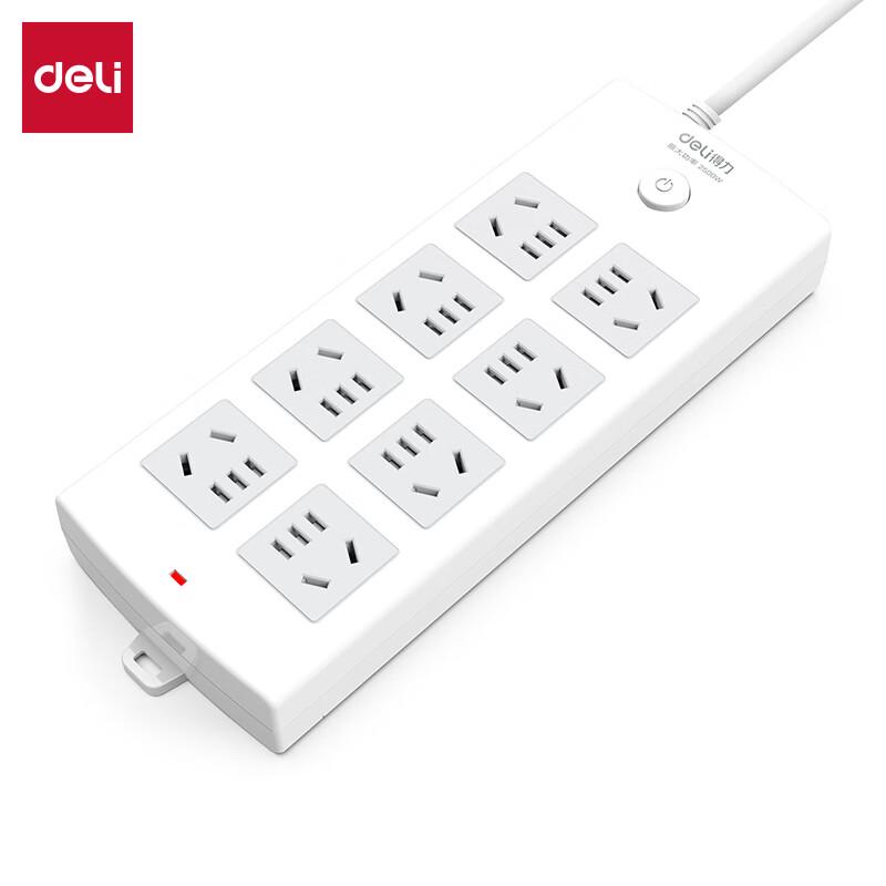 Deli 18212 Power Strip CN plug (adapter included)