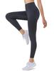 Yvette Compression Yoga Training Breathable Leggings for Long Size S Women's High-Waisted Pants, Tights, Running, Length, Gray,