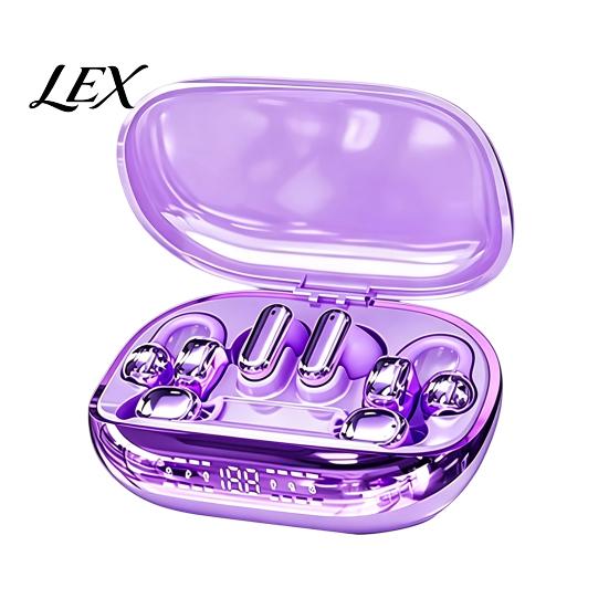 Adjustable EQ Sound Headphones 3-in-1 Wireless Earbuds with Chargeable Power Bank Case, 3 Pairs Interchangeable Clip/in-Ear/Sleep Portable Charging