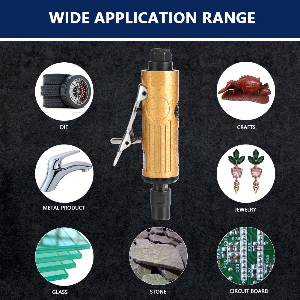 Пневматические шлифмашинки Пневматический гравировальный инструмент Металл Цилиндрический хвостовик Пневматические шлифмашинки Полировка Гравировка Воздушная бормашина Инструмент