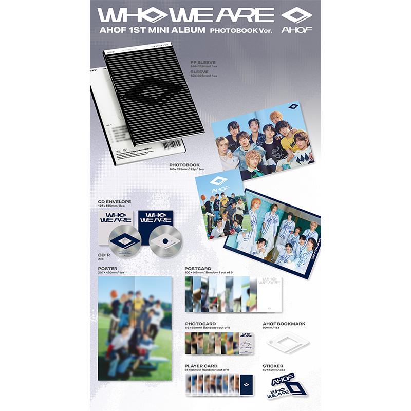 [Pre-order] [+Lucky Draw] AHOF The 1st Mini Album [WHO WE ARE] PHOTOBOOK Ver.