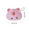 Soft Capybara Coin Purse Cartoon Guinea Pig Bag Pendant Fashion Plush Doll Keychain  Backpack Decor