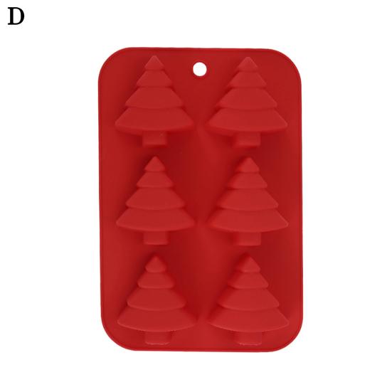 Рождественские силиконовые формы для мыла, форма для рождественского торта, легко моется, пищевая, различные формы, формы для выпечки мыла своими руками, свечей, шоколада