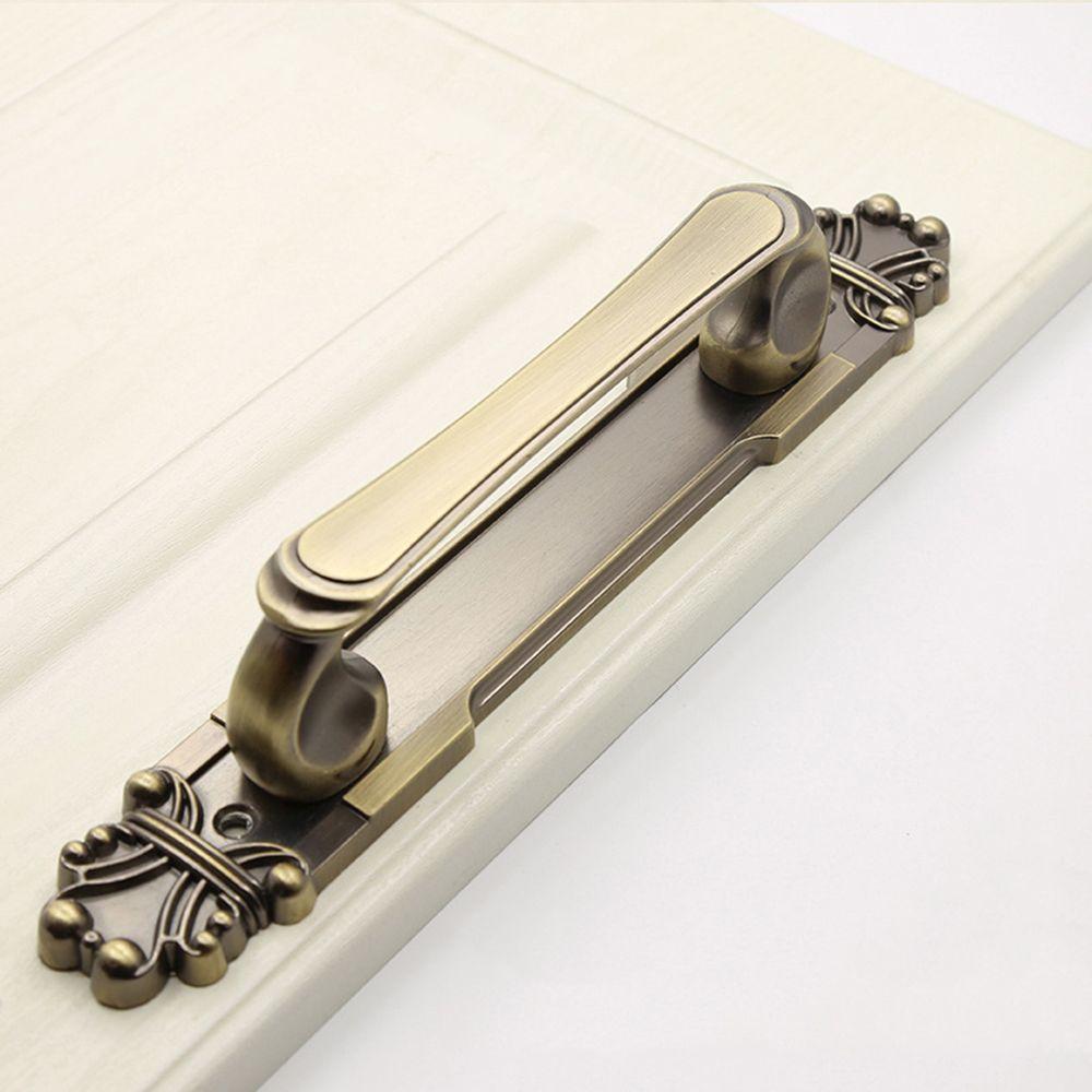 Античная медь Напротив двери Деревянная дверь Ретро ручки Дверная ручка Мебельная ручка Дверные ручки