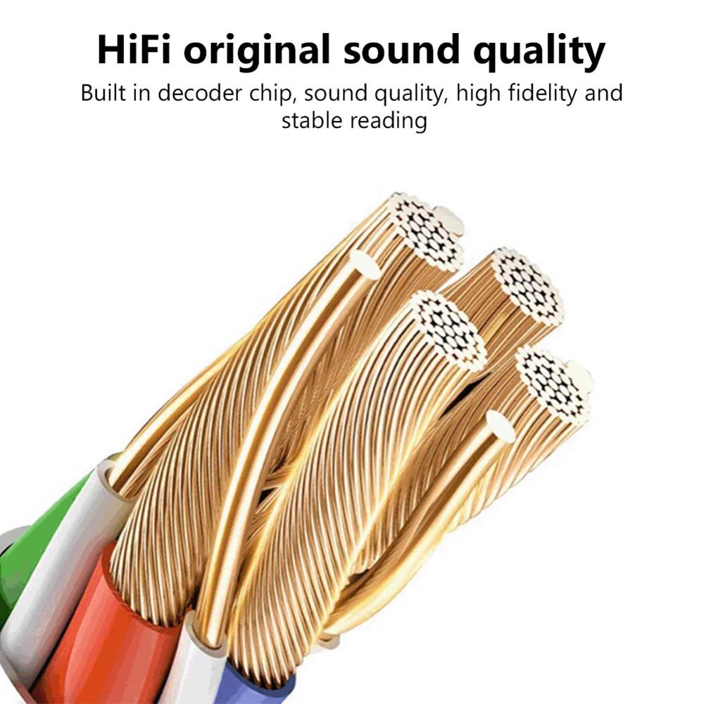 2 In 1 Type C To 3.5mm Earphone Jack Audio Charging Adapter for Iphone 16 15 Pro Max Samsung Xiaomi Double USB C Aux Conector