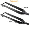 Glossy / Matte 3K Carbon Fiber Bike Fork Tapered Cycling Fork Mountain Bike Fork Bicycle MTB Parts Disc Brake