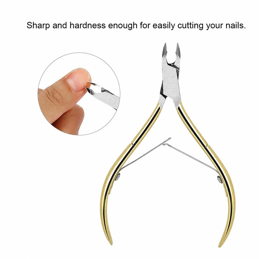 Gold Dead Skin Scissor Heavy Duty Toenail Trimmer Nail Cutter Cuticle Nipper  Toenails Care